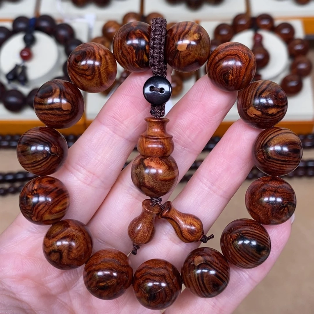 黄花梨/降香黄檀手串/手链海南黄花梨1.5