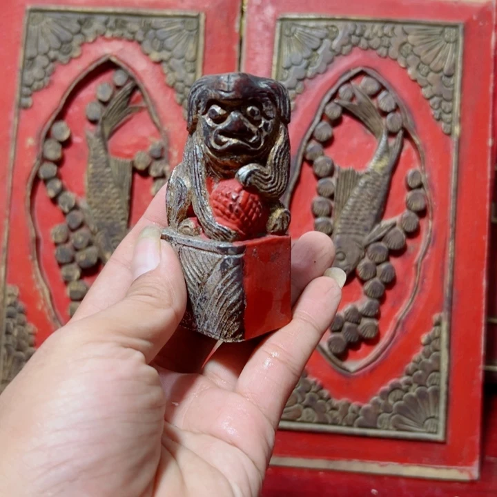 福***顺木木雕工艺品摆件