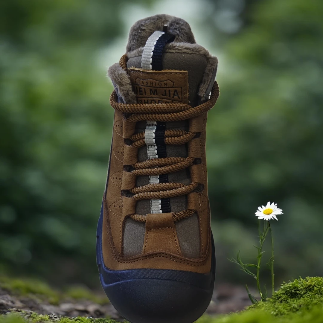 女士全真皮户外加绒休闲鞋，皮子好，底子软，款式百搭，加绒，真皮