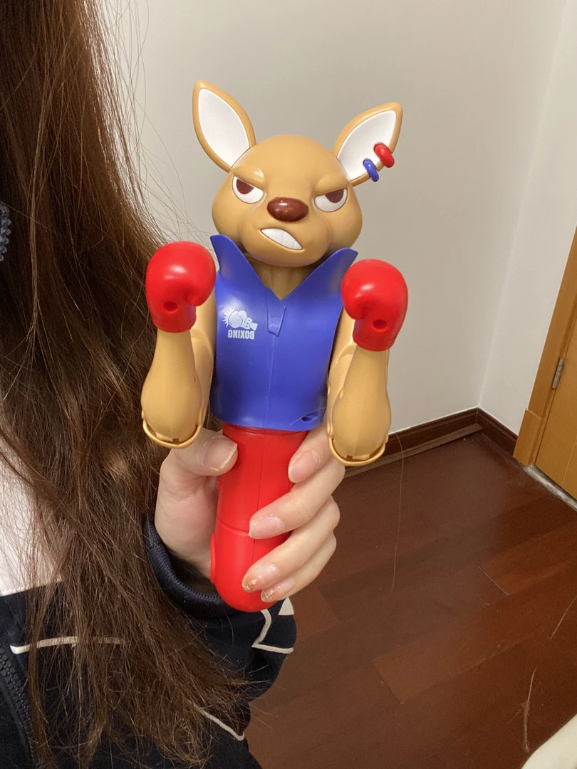 【00和猫】拳击袋鼠变声器可录音变声小喇叭儿童话筒扩音器男孩女孩