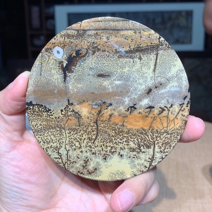 广西国画石摆件，观赏收藏