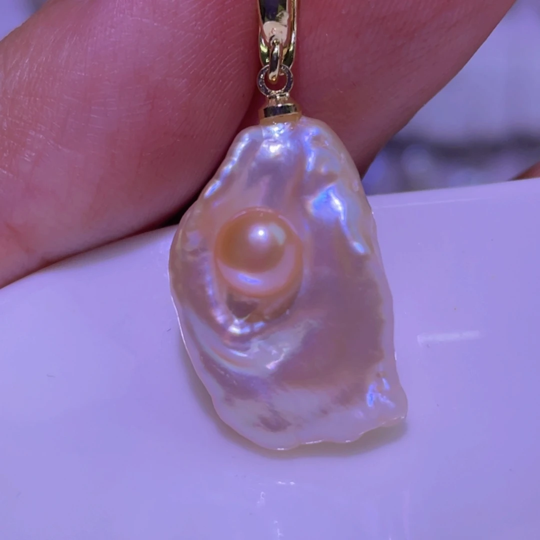 未镶嵌天然淡水珍珠吊坠淡水珍珠