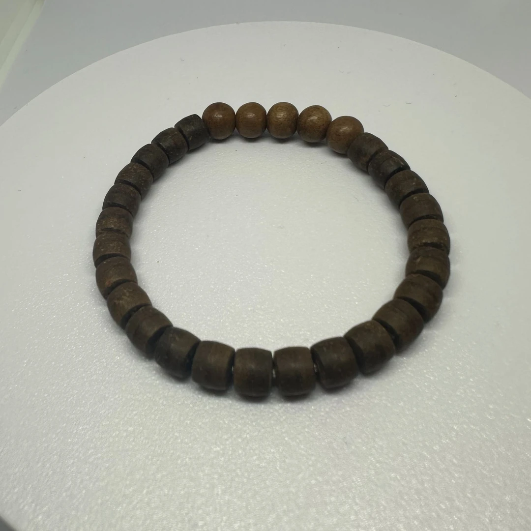 非金属木质手链 [椰蒂绿檀手串]