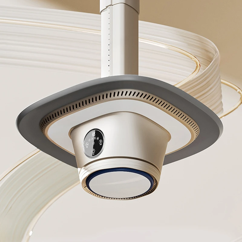 麻雀王新款麻将机空气净化器抽烟机净化灯棋牌室专用照明吸烟灯