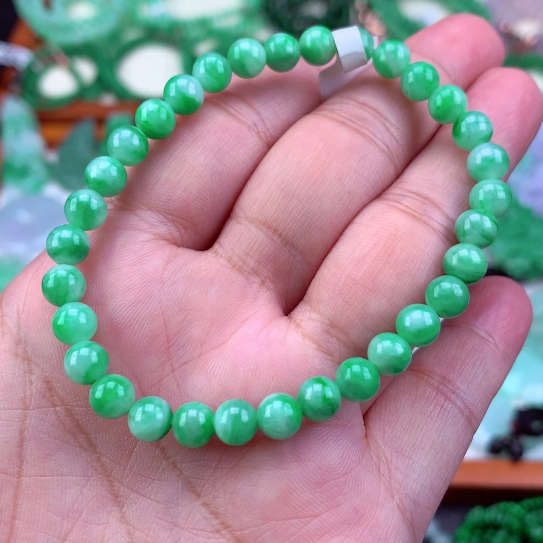 未镶嵌手链翡翠手串