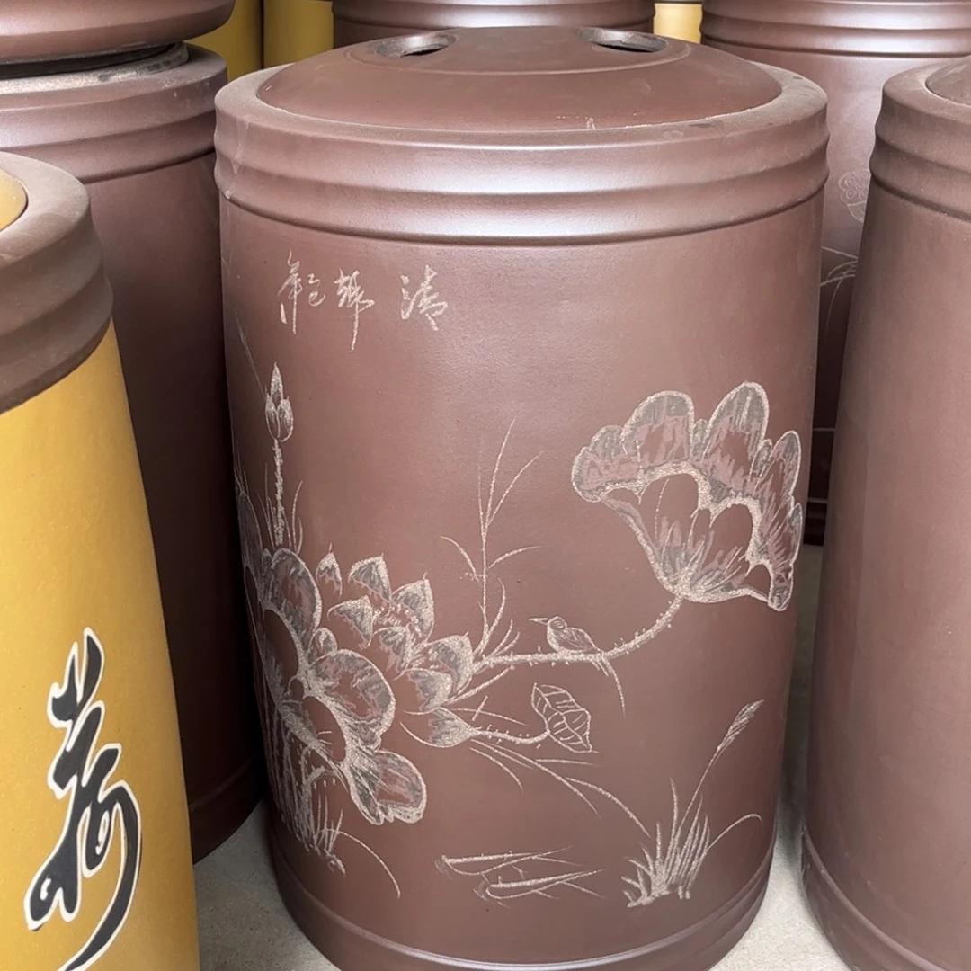 紫砂茶叶罐60饼茶叶罐