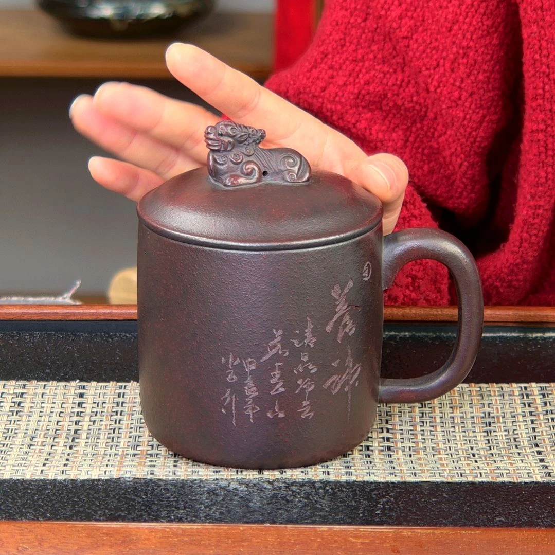 【闪购商品】绿泥茶杯高货放漏