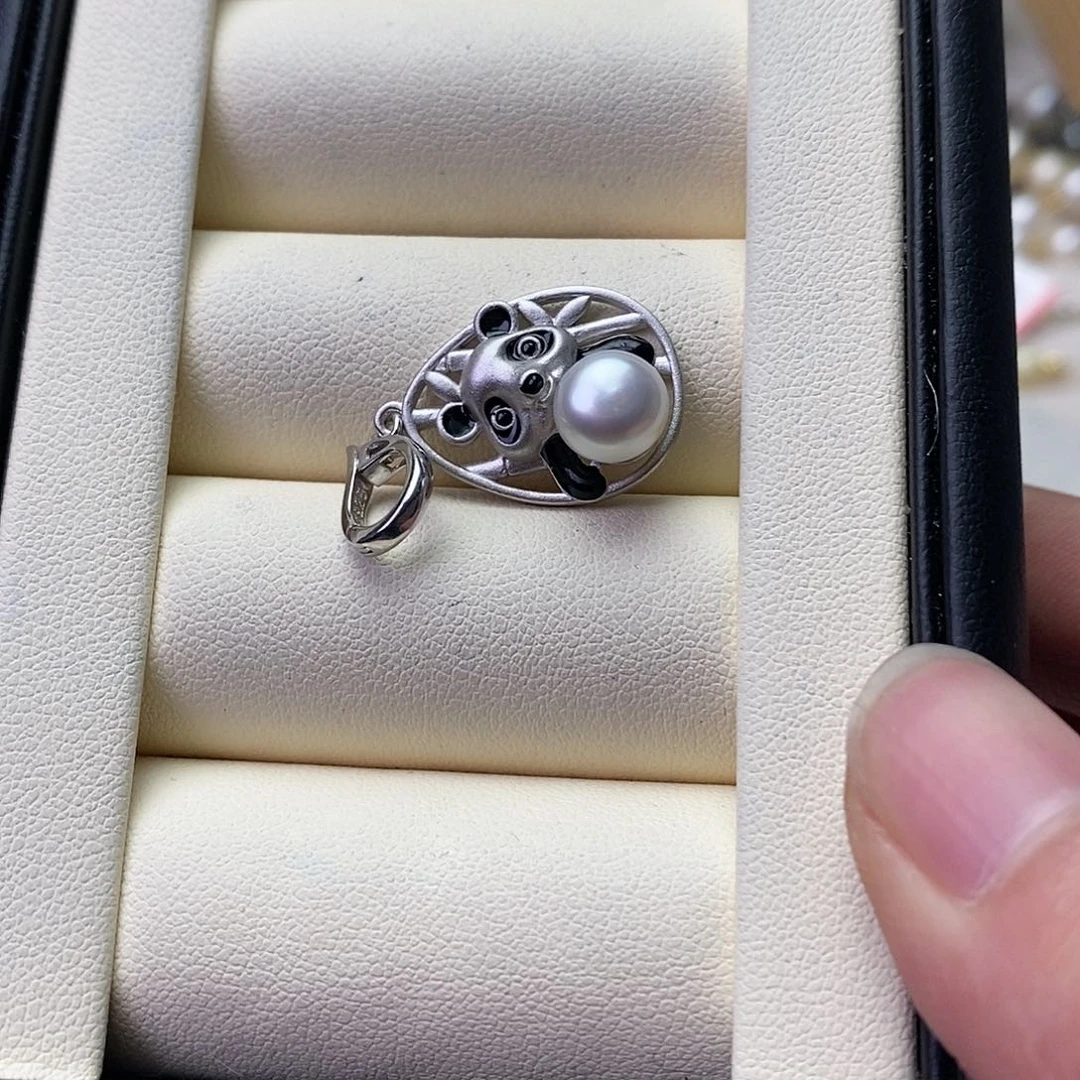 海水珍珠颈饰银S925镶嵌