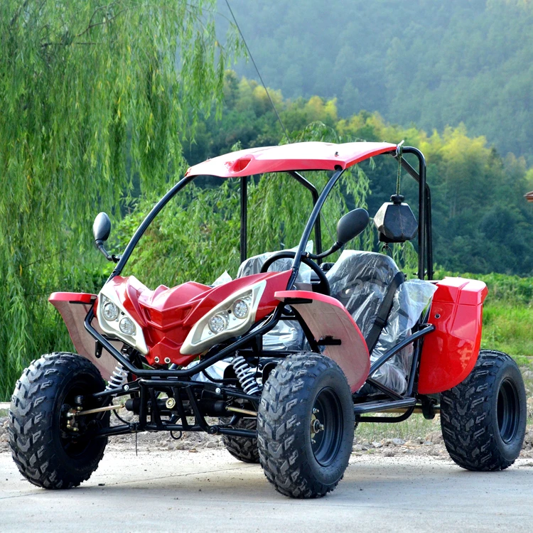 中型全地形成人卡丁车四轮沙滩车越野摩托车200cc自动挡加粗链条