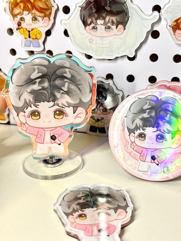 广州场十个勤天周边钥匙扣冰箱贴立牌