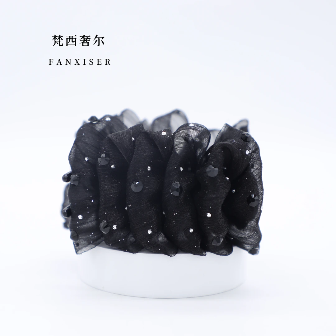 【若兰】高级减龄时尚显气质显贵气丸子夹YM6259