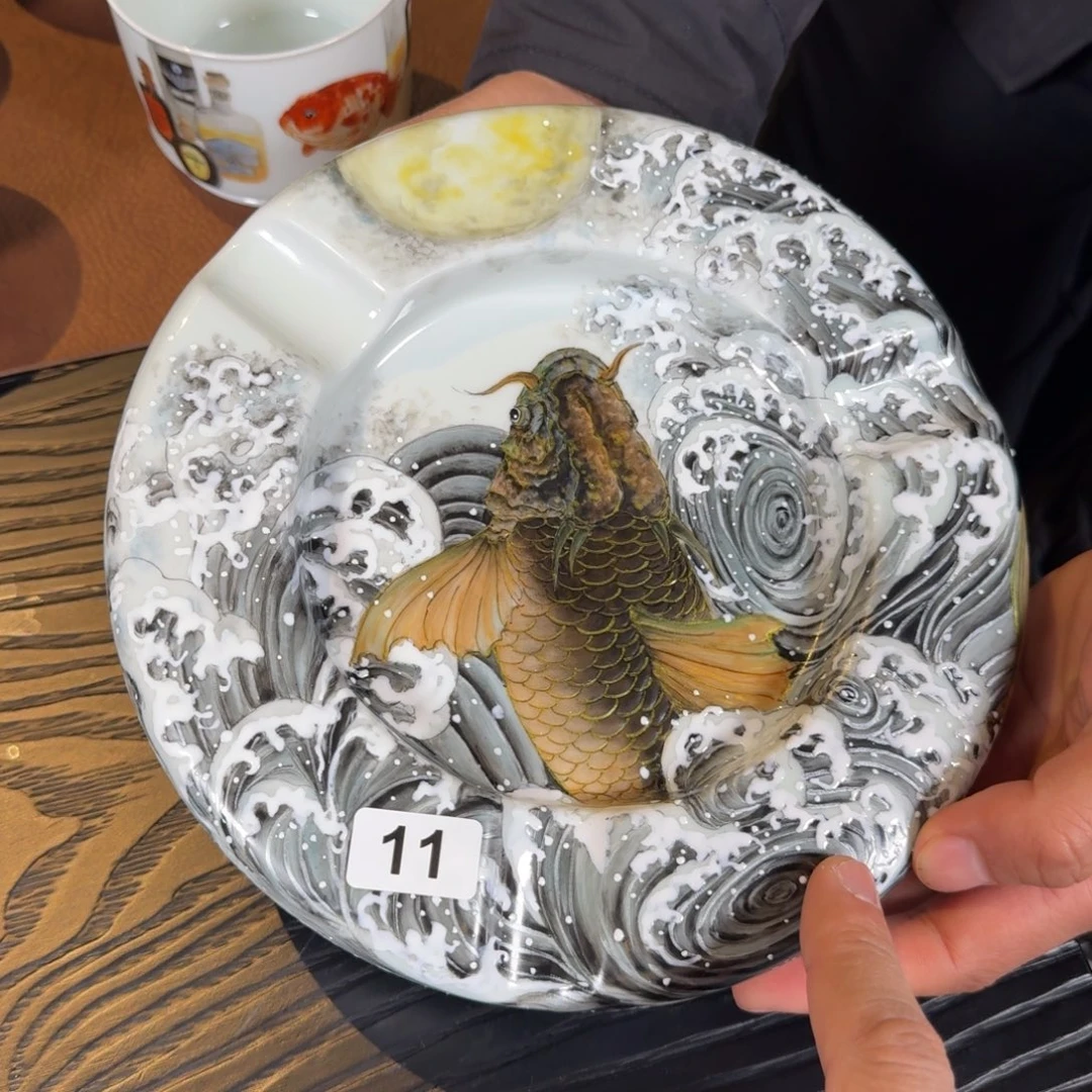 鱼王朱清精品茶器作品