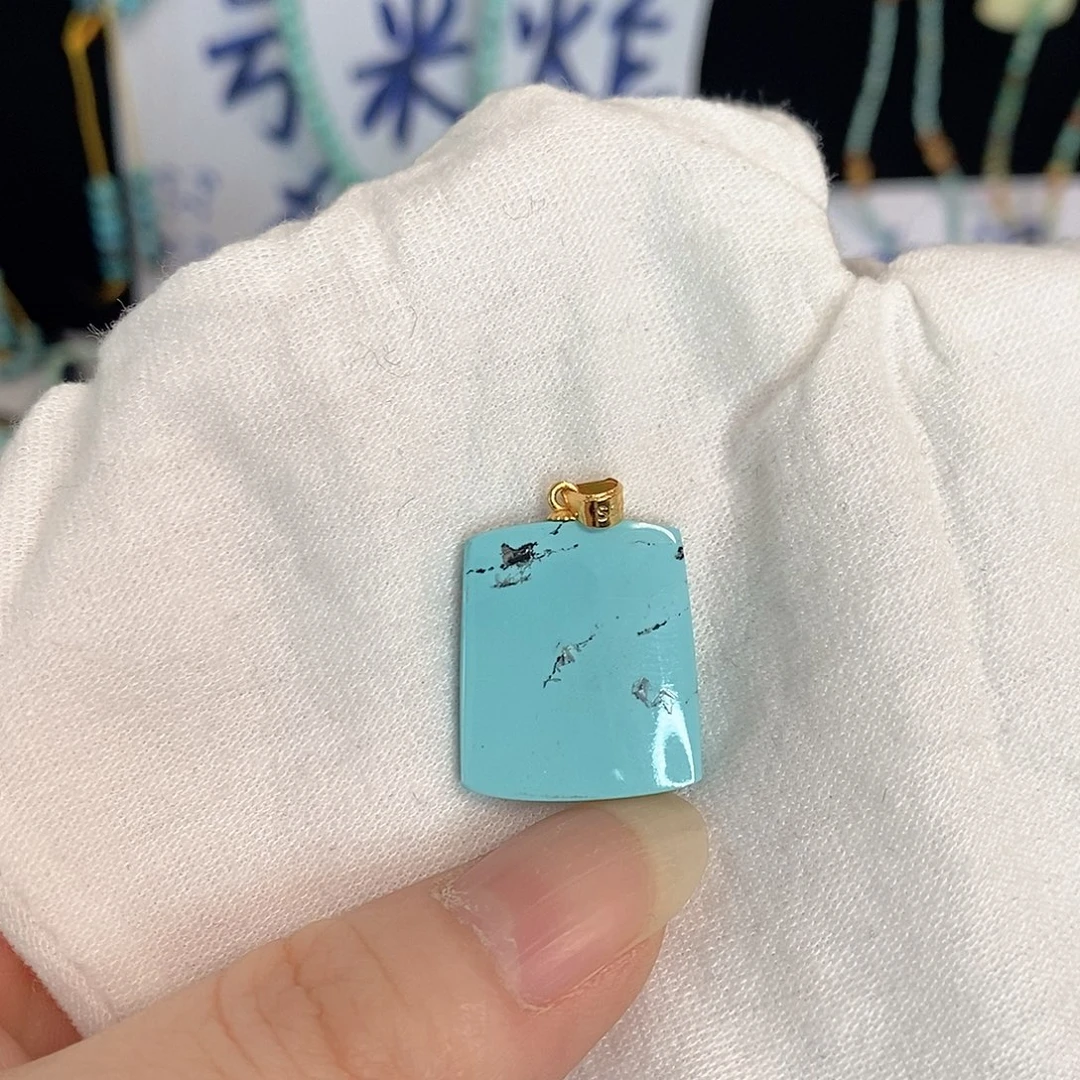 绿松石银S925镶嵌珠宝奇石