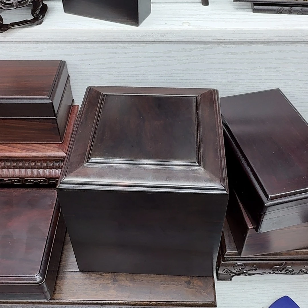 木大叶紫檀17正方盒子