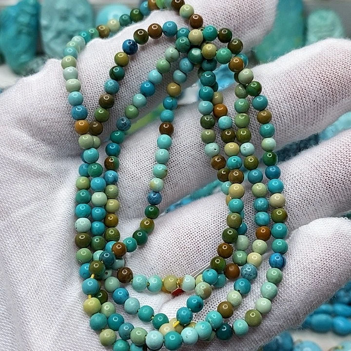 绿松石未镶嵌天然原矿 地大质检