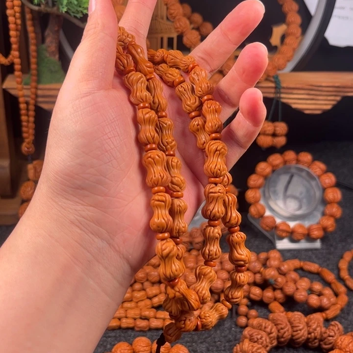 动***韵桃核手串链接手串7