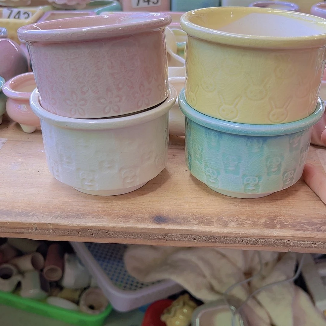 陶瓷花盆当场满12包邮