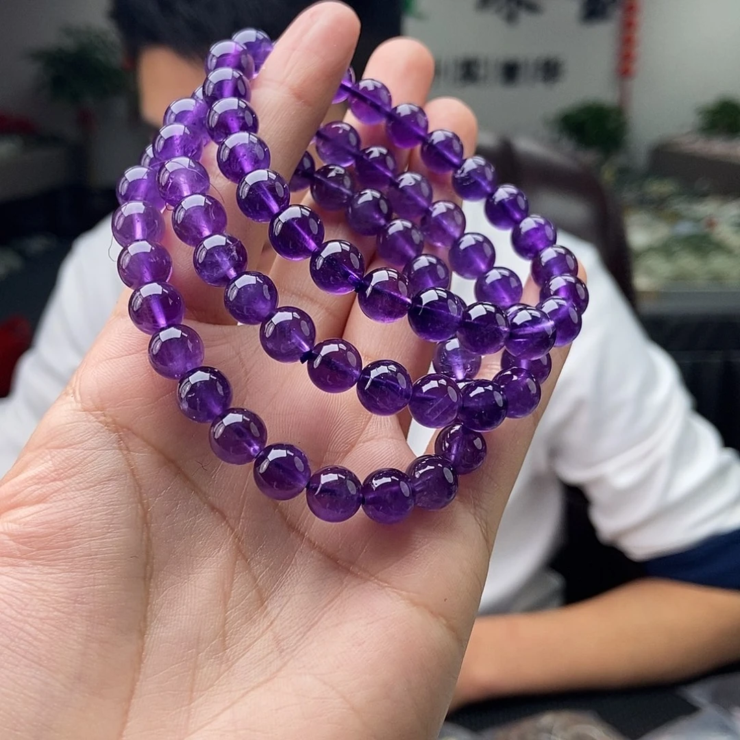 紫晶颜色多样性发拍一发一未镶嵌