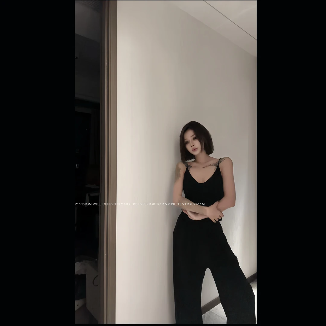 Black vitality【铜氨丝裤】高定冰凉感轻盈阔腿长裤