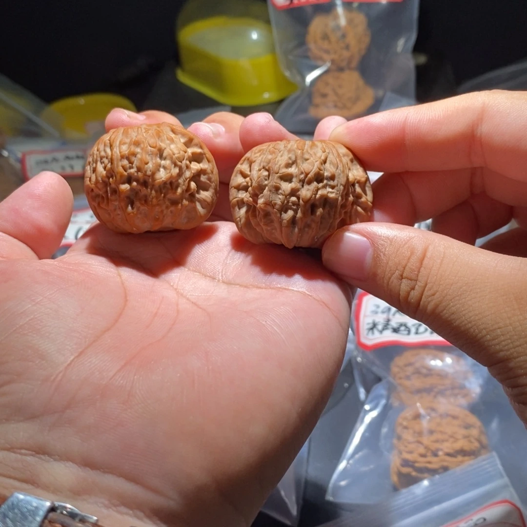 寻***真吊坠文玩核桃39全品磨