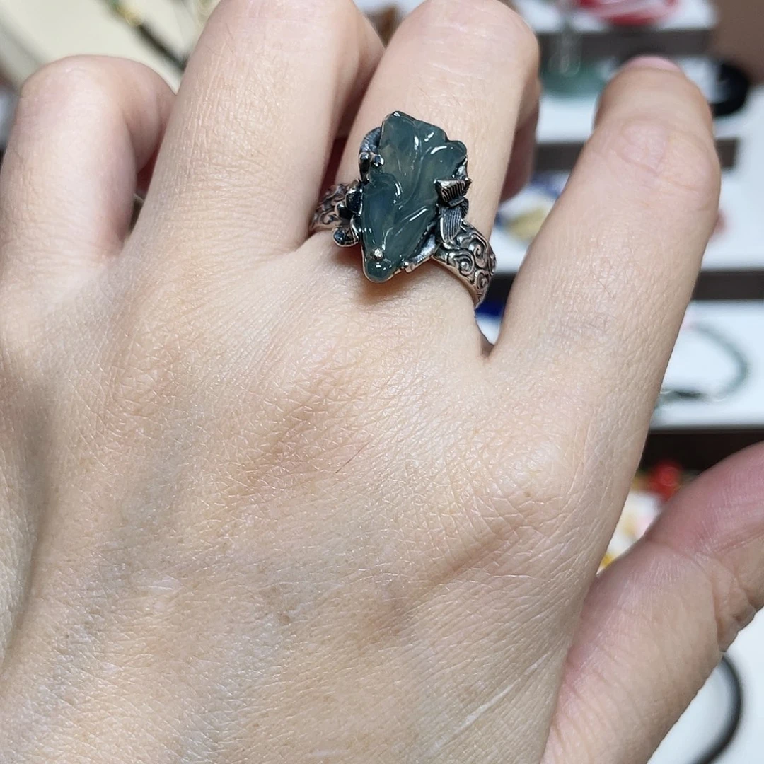 足银925银镶嵌戒指