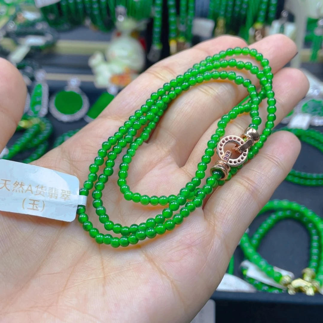 颈饰未镶嵌翡翠项链3