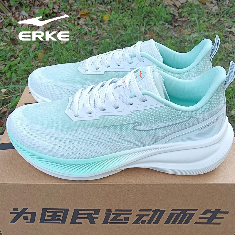 erke/鸿星尔克男士鞋子爆款2025新款网面透气软底男鞋运动跑鞋