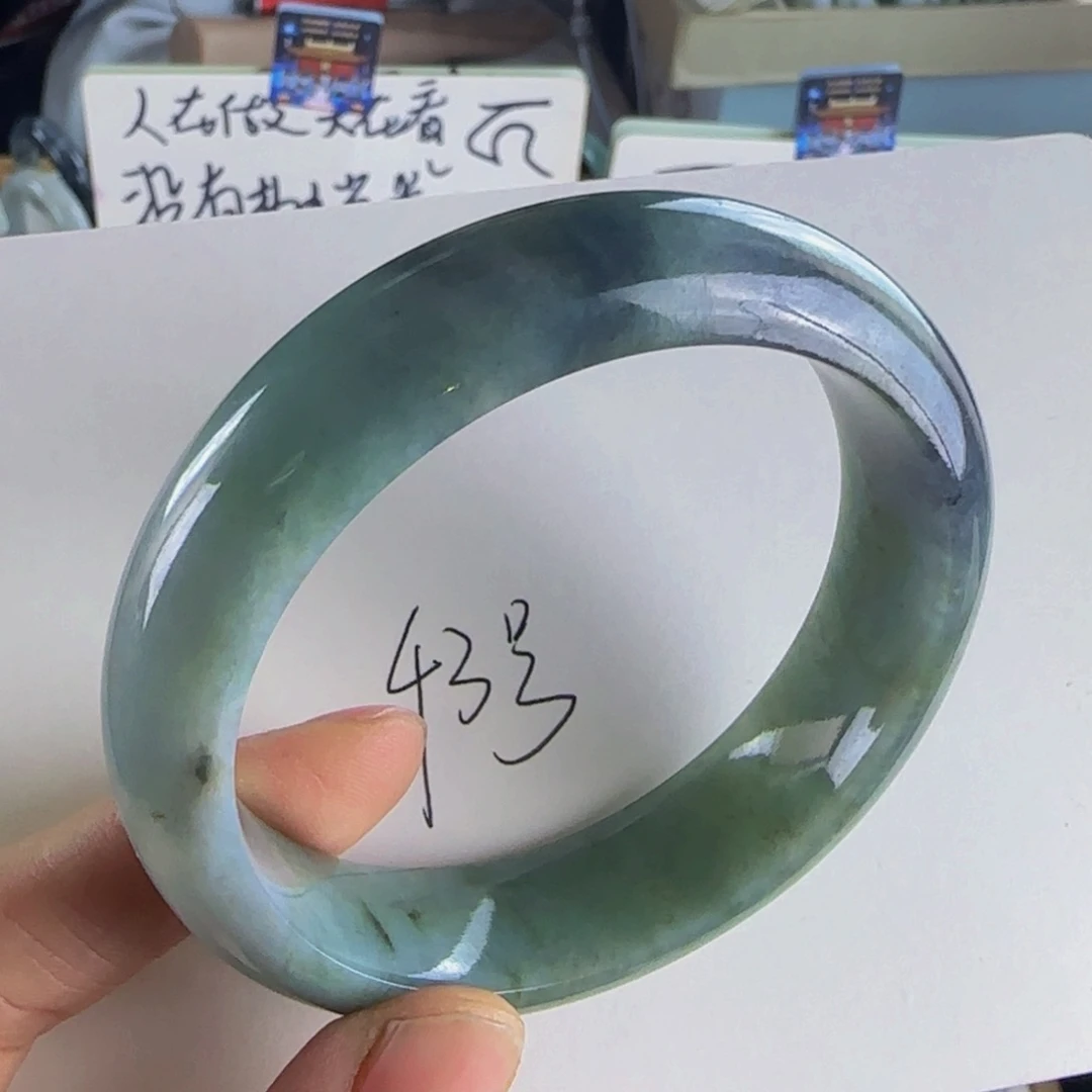 翡翠手镯未镶嵌老坑58