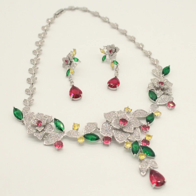 F0402 彩色多巴胺项链套装