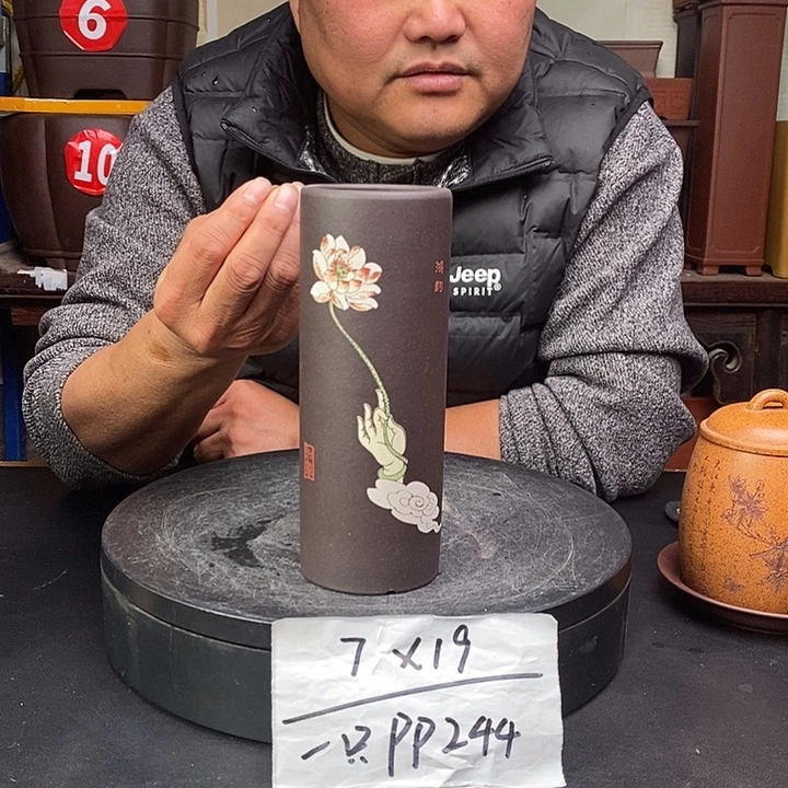 紫砂花盆货号一只Pp244
