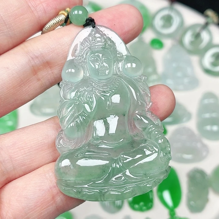 翡翠未镶嵌颈饰缅甸天然A货翡翠