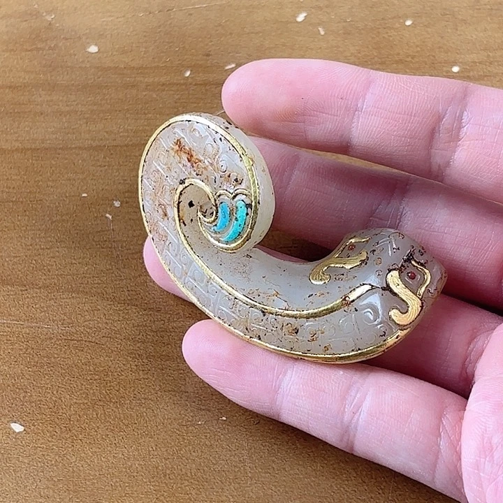 中***梦和田玉未镶嵌挂件