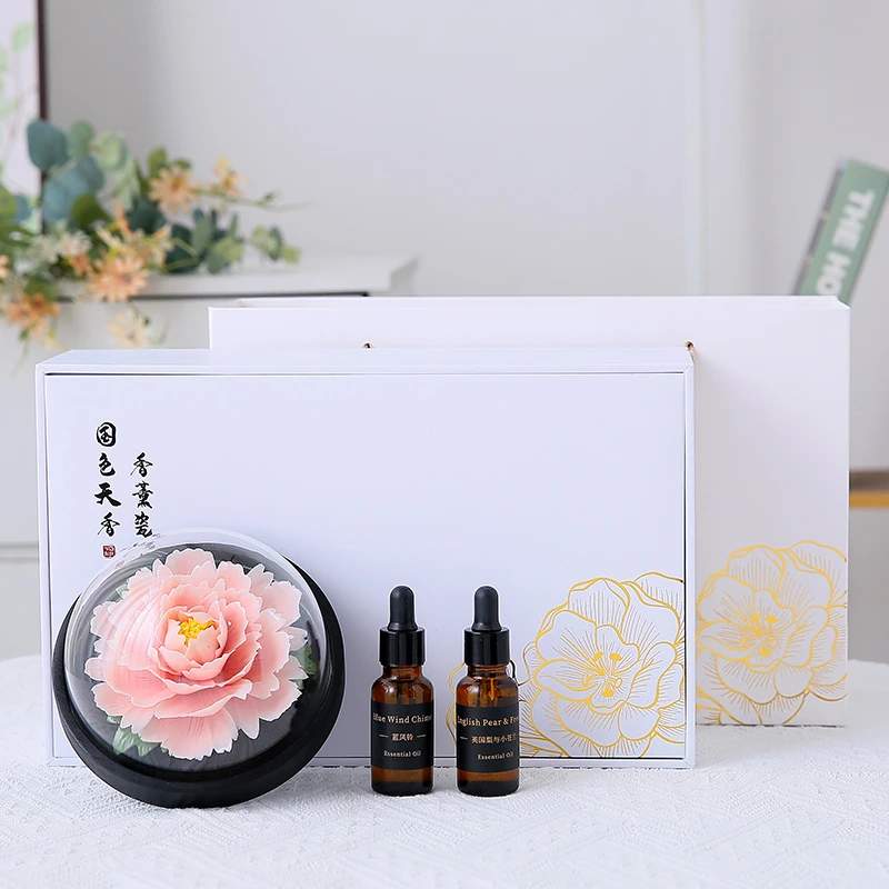 云礼茶器 温和香薰精油油溶性家居室内香氛扩香补充液牡丹装饰