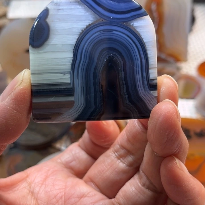 玛瑙/玉髓未镶嵌吊坠(不含链)