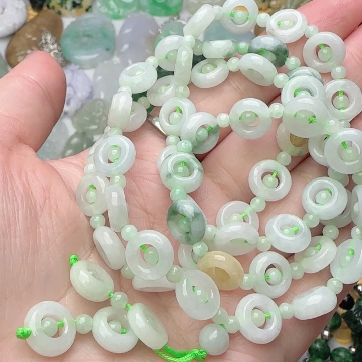 翡翠未镶嵌颈饰天然A货25