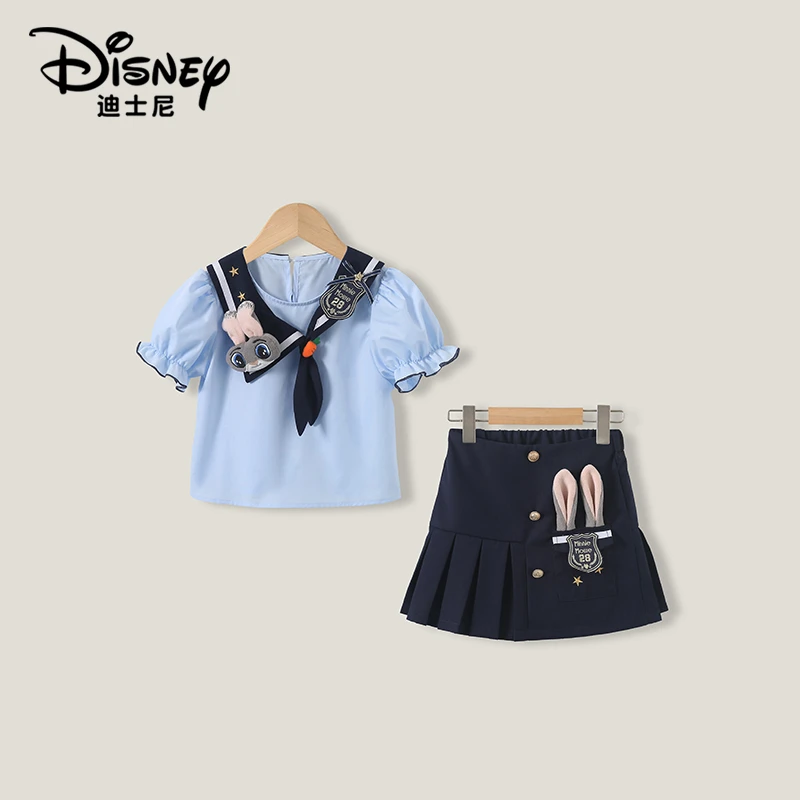 【XH】Disney/迪士尼女童夏款新款兔子可爱休闲淑女套装裙XCR2SZ392