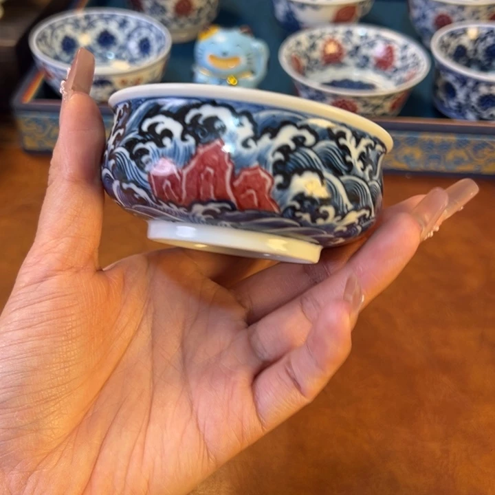 瓷片景德镇陶瓷手工手绘