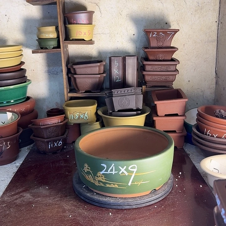 宜兴紫砂花盆手工制作