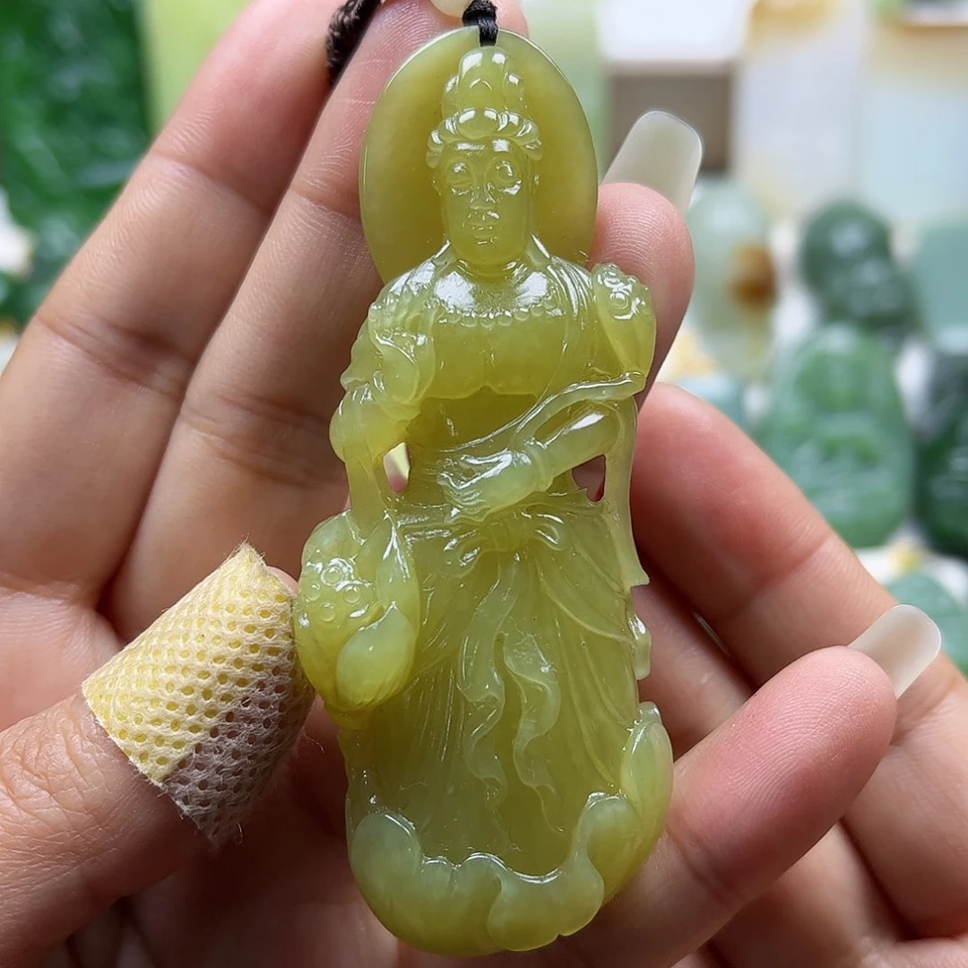 和田玉吊坠未镶嵌