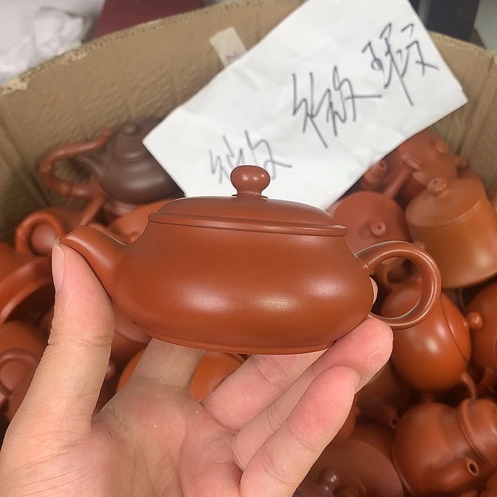 原矿朱泥茶具茶壶家用130