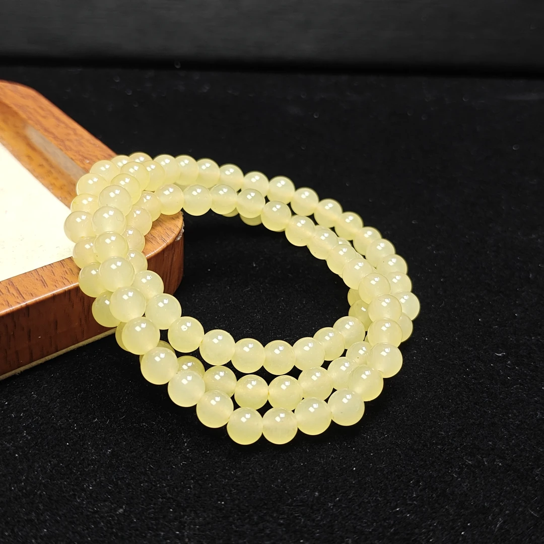 [停业清货]新疆若羌黄口6m三圈手串-276-多样性发一