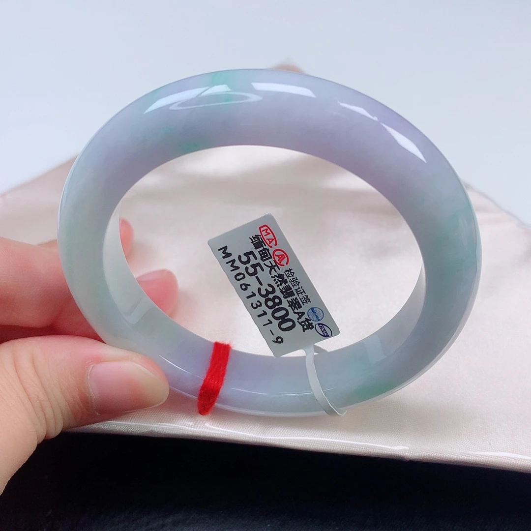 未镶嵌手镯翡翠55正圈