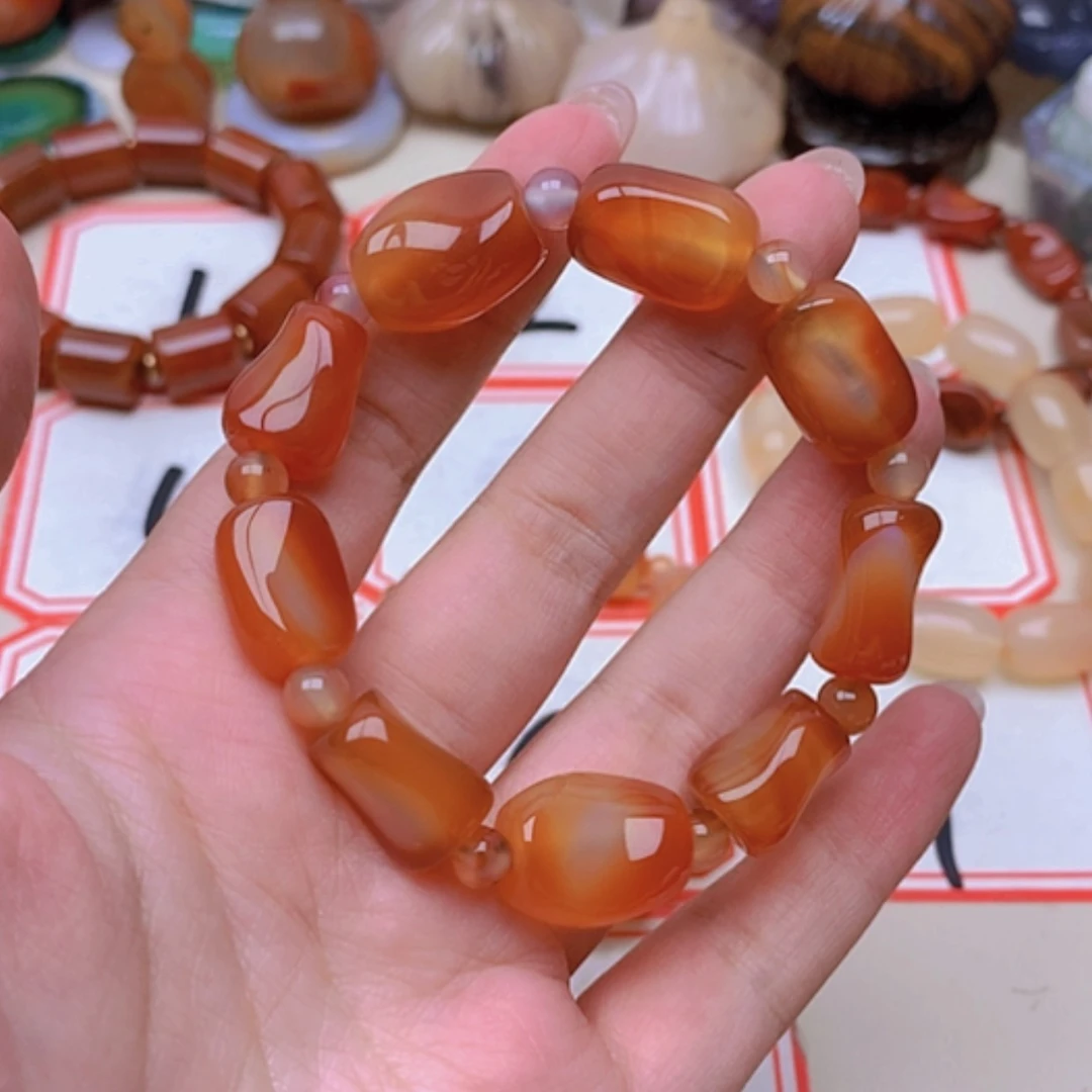 【闪购商品】未镶嵌玛瑙/玉髓珠宝半成品家**宝