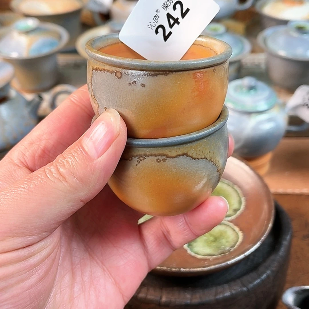 【闪购商品】雪*沁庐柴窑古法柴烧手工茶具