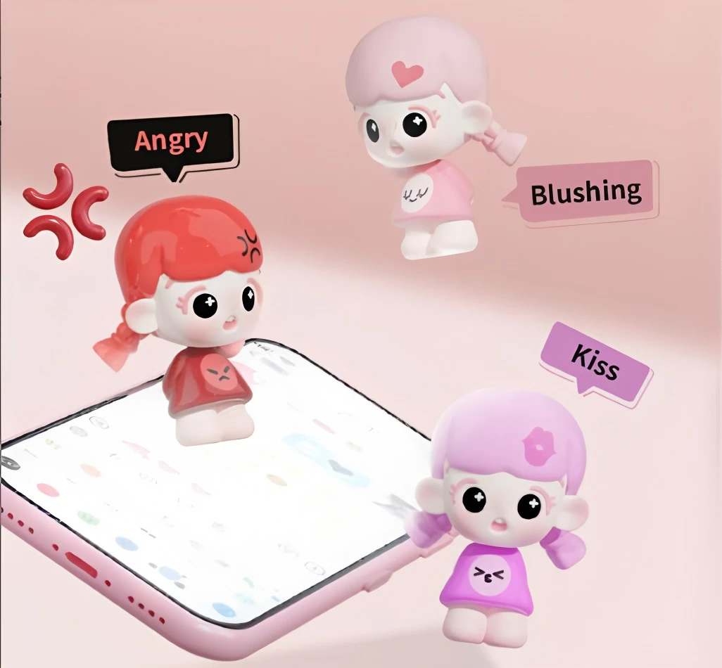 【兜兜默认拆盒】倒倒心情工坊系列萌粒盲盒潮玩 mini手办