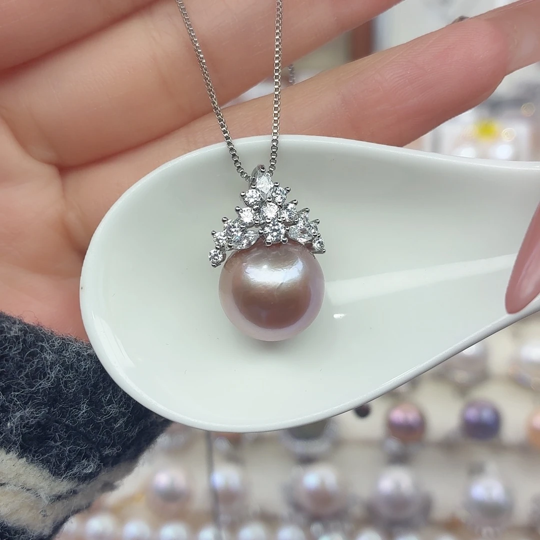 淡水珍珠颈饰合金F