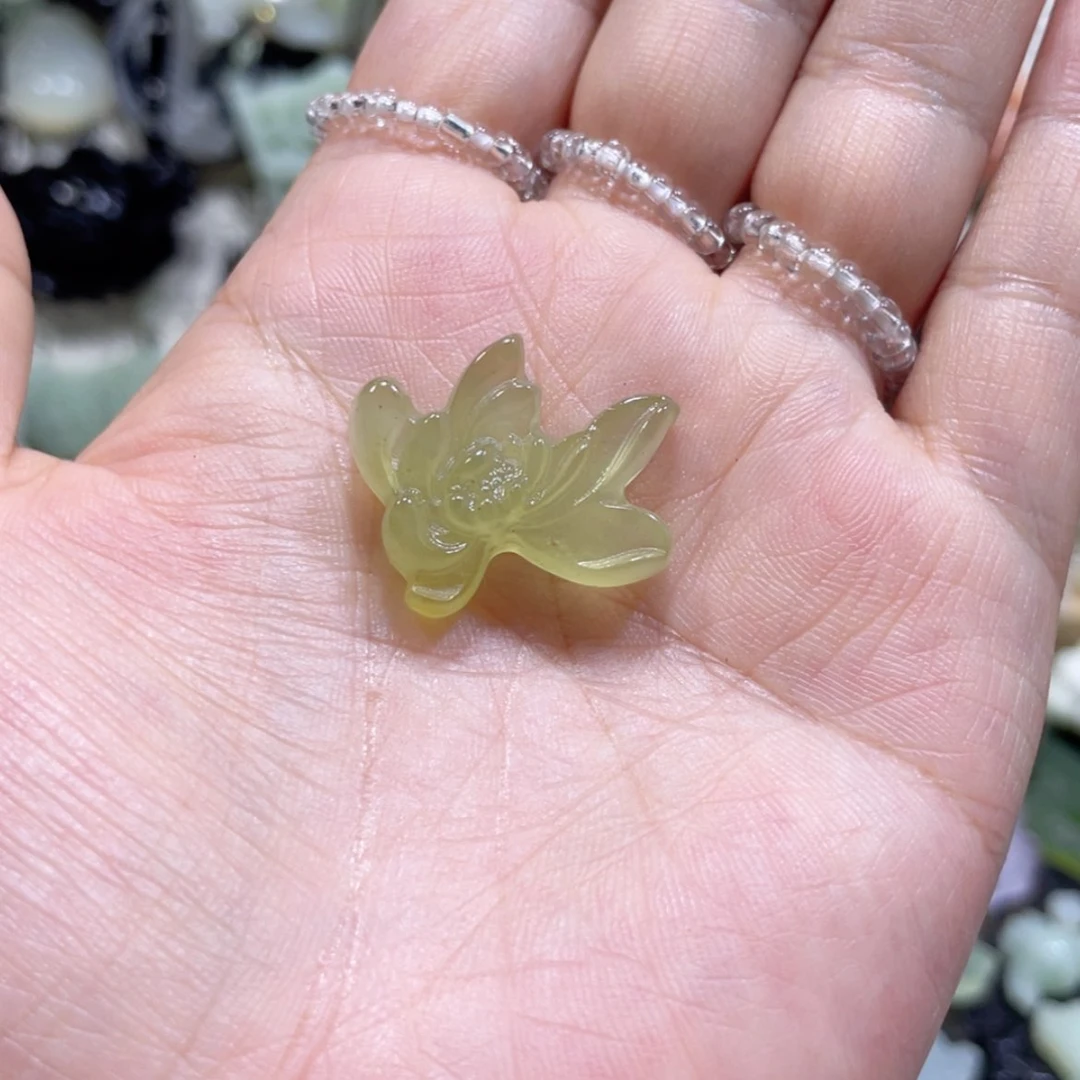 【闪购商品】蛇纹石玉未镶嵌颈饰68吊坠