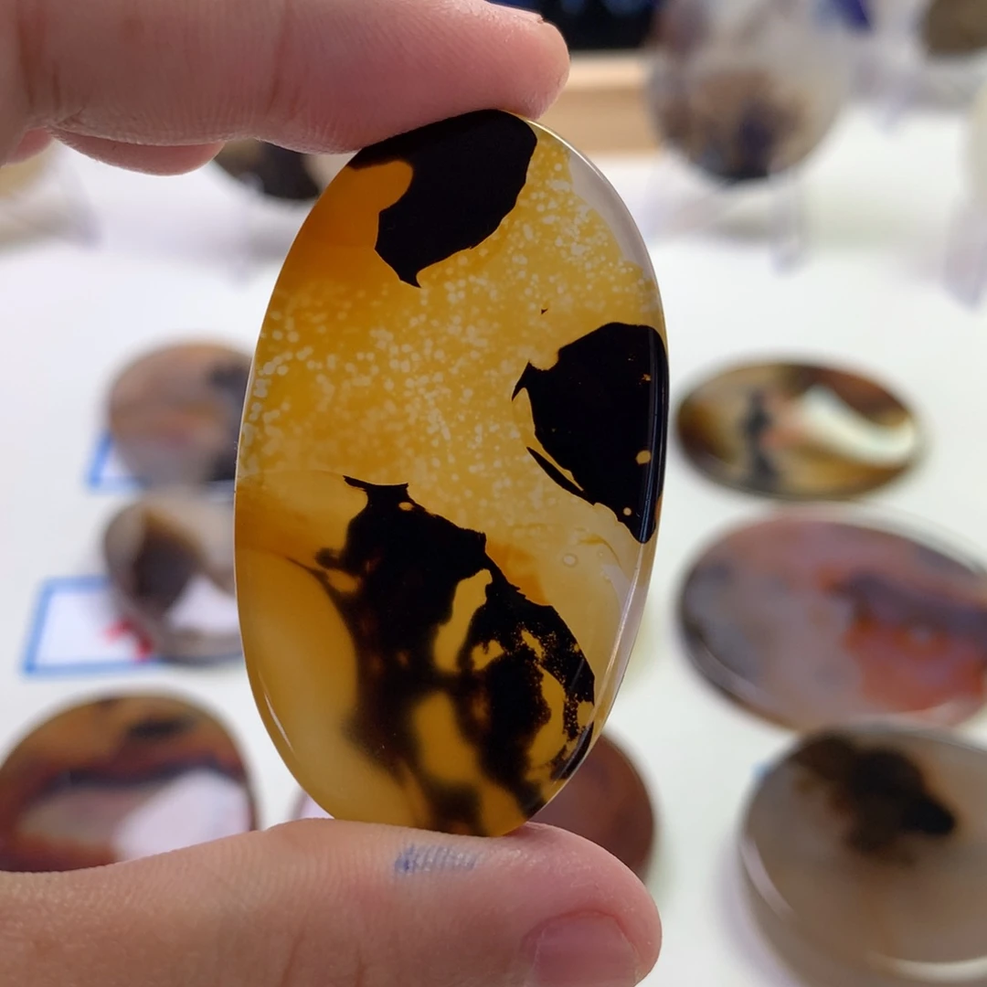 未镶嵌玛瑙/玉髓珠宝半成品