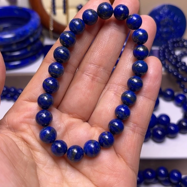 青金石手串未镶嵌手串8m m