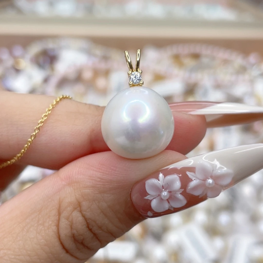 淡水珍珠未镶嵌吊坠(赠链)